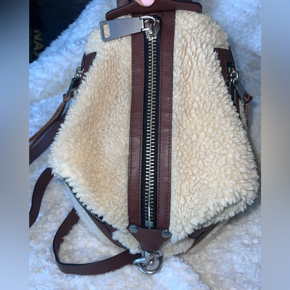 Rebecca Minkoff Julian Sherpa Backpack - Picture 10 of 11